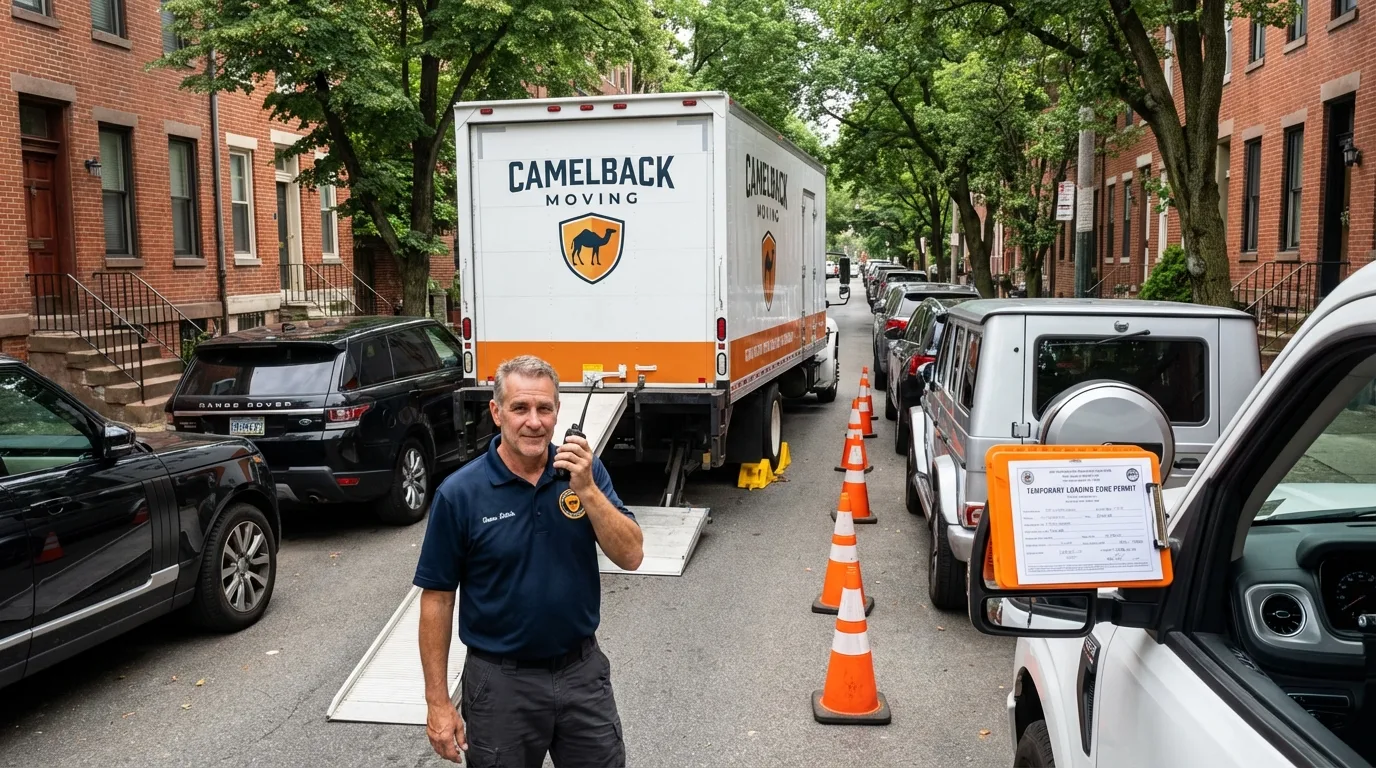 City street loading permit setup in Bentleyville, PA
