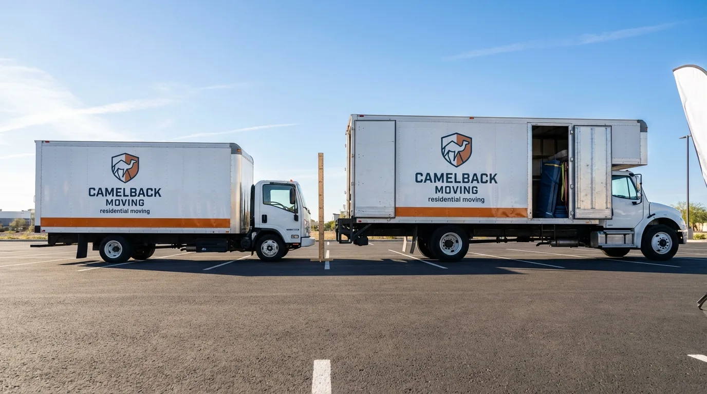 Moving truck size capacity guide in Bentleyville